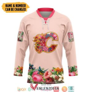 Calgary Flames Custom Name And Number Hockey Jersey, Trending Gifts For Fans - Vesles2014s