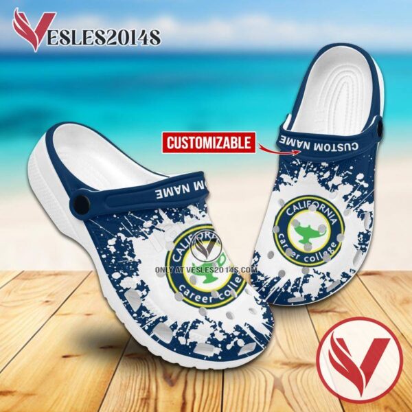 California Career College Crocs Clogs, Unique Footwear For Fans