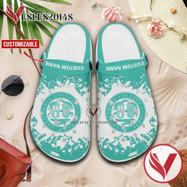 California College of the Arts Clog Unisex Crocs, Unique Footwear For Fans 1