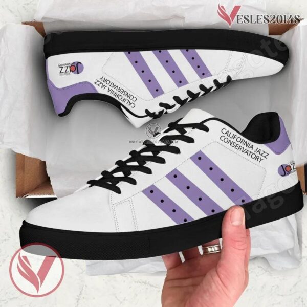 California Jazz Conservatory Logo Stan Smith Shoes For Men And Womens - Vesles2014s 1