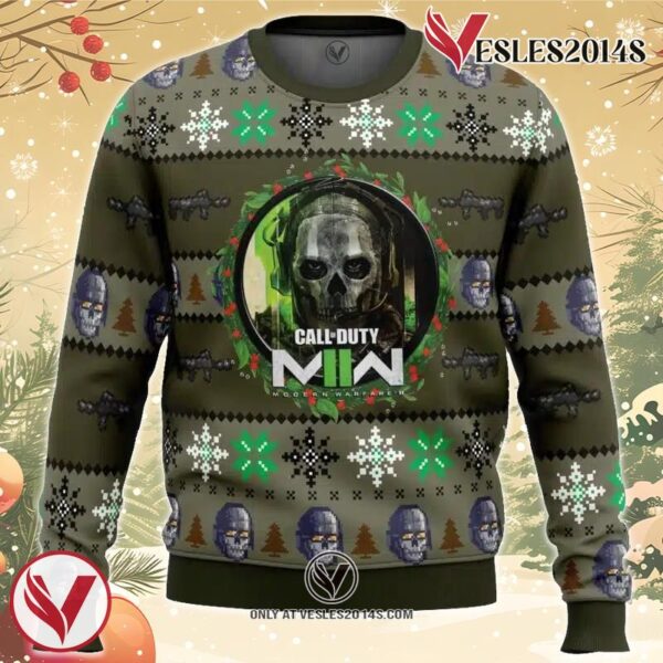 Call of Duty Modern Warfare 2 Ugly Christmas Sweater, Unique Christmas Gift For Fans - Vesles2014S