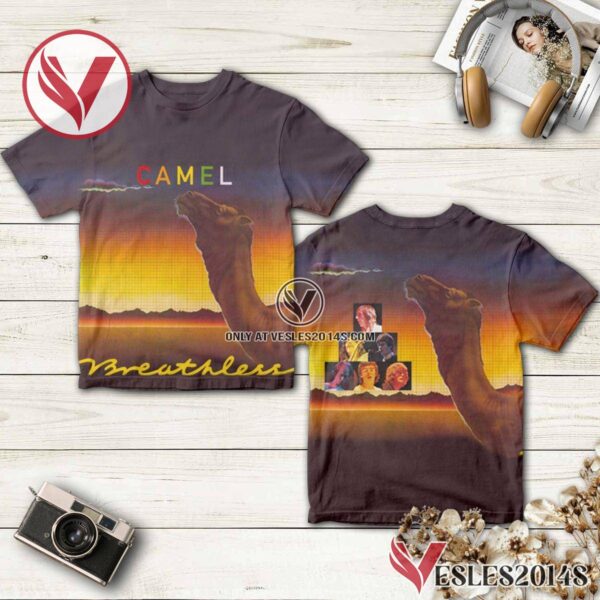 Camel Breathless Album Cover Shirt, Unique Gifts For Music Lovers - Vesles2014S