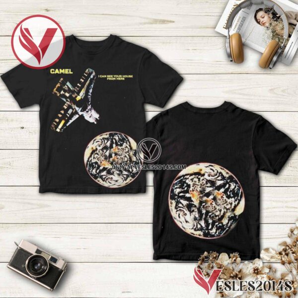 Camel I Can See Your House From Here Album Cover Shirt Style 2, Unique Gifts For Music Lovers - Vesles2014S
