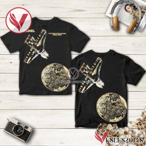 Camel I Can See Your House From Here Album Cover Shirt, Unique Gifts For Music Lovers - Vesles2014S