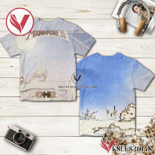 Camel Moonmadness Album Cover Shirt, Unique Gifts For Music Lovers - Vesles2014S