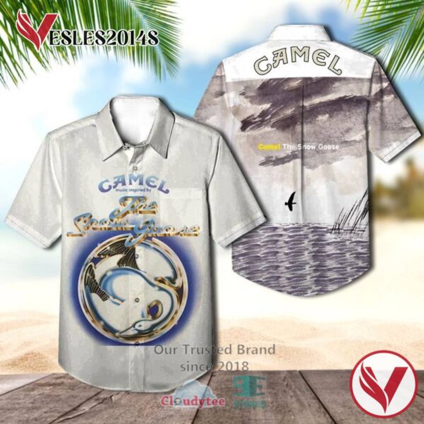 Camel Snow Goose Albums Hawaiian Shirt, Best Gift For Music Lovers Vesles2014S