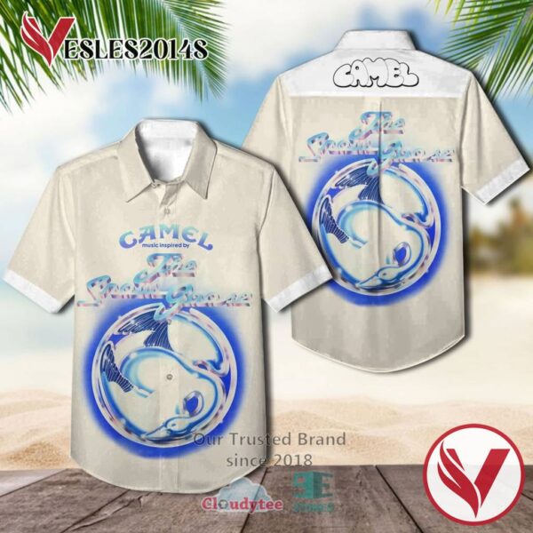 Camel The The Snow Goose 1975 Casual Hawaiian Shirt, Best Gifts For Summer Vesles2014S