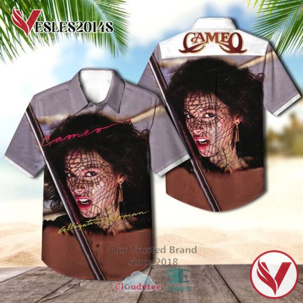 Cameo Alligator Woman Album Hawaiian Casual Shirt, Best Gift For Music Lovers Vesles2014S