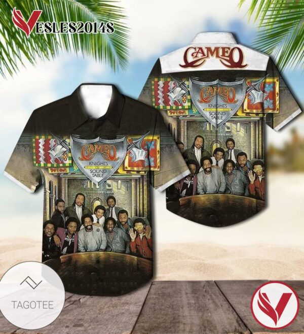 Cameo Knights Of The Sound Table Album Cover Hawaiian Shirt, Best Gift For Music Lovers Vesles2014S