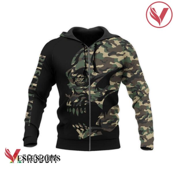 Camo Skull Busch Light Hoodie - Vesles2014S 1