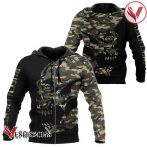 Camo Skull Busch Light Hoodie - Vesles2014S