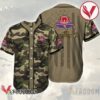 Camouflage Green Brown Crown Royal Baseball Jersey, Perfect Gifts For Fans - Vesles2014S