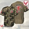 Camouflage Green Brown Fireball Cinnamon Whisky Baseball Jersey, Perfect Gifts For Fans - Vesles2014S