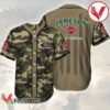 Camouflage Green Brown Jameson Whiskey Baseball Jersey, Perfect Gifts For Fans - Vesles2014S