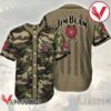 Camouflage Green Brown Jim Beam Baseball Jersey, Perfect Gifts For Fans - Vesles2014S