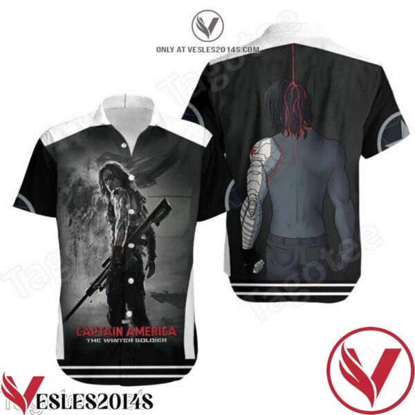 Captain America And The Winter Soldier Avengers Hawaiian Shirt, Unique Gifts For Friends - Vesles2014S 1