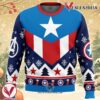 Captain America Ugly Christmas Sweater, Unique Christmas Gift For Fans - Vesles2014S