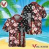 Captain Morgan American Flag Tropical Flower Hawaiian Shirt, Best Summer Gifts For Fans - Vesles2014S