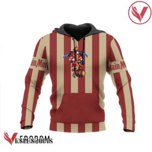 Captain Morgan Brown Vintage Striped Hoodie & Zip Hoodie - Vesles2014S 2
