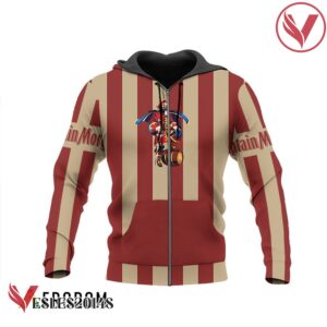 Captain Morgan Brown Vintage Striped Hoodie & Zip Hoodie - Vesles2014S 3