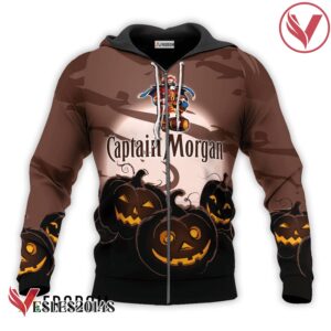 Captain Morgan Halloween Night Pumpkin Hoodie & Zip Hoodie - Vesles2014S 6