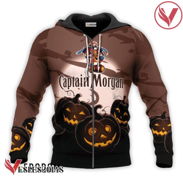 Captain Morgan Halloween Night Pumpkin Hoodie & Zip Hoodie - Vesles2014S 6