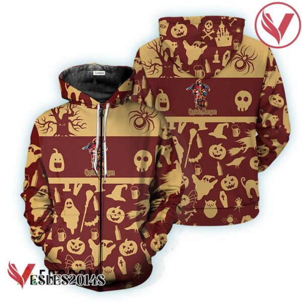 Captain Morgan Halloween Patterns Hoodie & Zip Hoodie - Vesles2014S 1