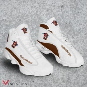 Captain Morgan Logo Air Jordan 13 Shoes, Best Sneaker Gifts For Fans - Vesles2014s