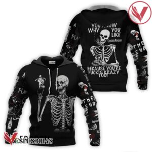 Captain Morgan Rock And Roll Skeleton Skull Hoodie & Zip Hoodie - Vesles2014S