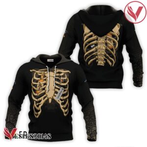 Captain Morgan Skeleton Ribcage Hoodie & Zip Hoodie - Vesles2014S