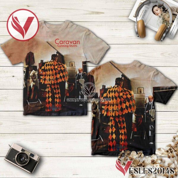 Caravan Cunning Stunts Album Cover Shirt, Unique Gifts For Music Lovers - Vesles2014S