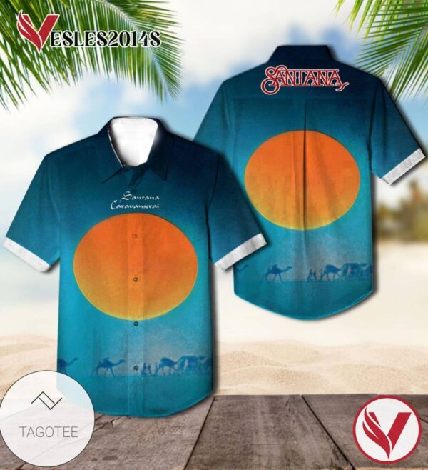 Caravanserai Album Cover By Santana Hawaiian Shirt, Best Gift For Music Lovers Vesles2014S
