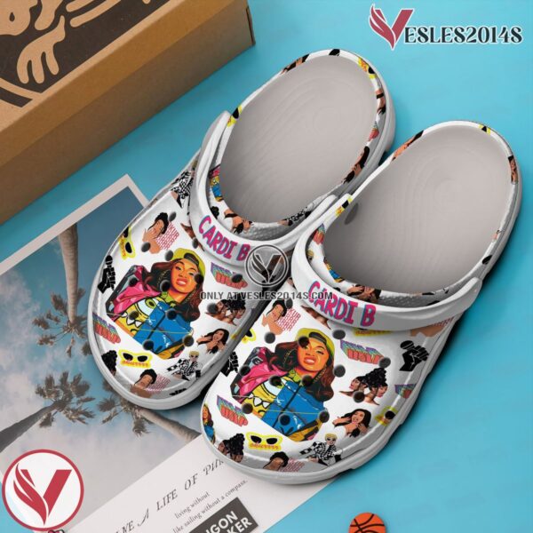 Cardi B Music Crocs Crocband Clogs Shoes, Unique Gifts For Fans Style 1 - Vesles2014S 3