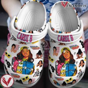 Cardi B Music Crocs Crocband Clogs Shoes, Unique Gifts For Fans Style 1 - Vesles2014S