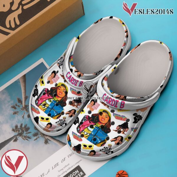 Cardi B Music Crocs Crocband Clogs Shoes, Unique Gifts For Fans Style 3 - Vesles2014S 3