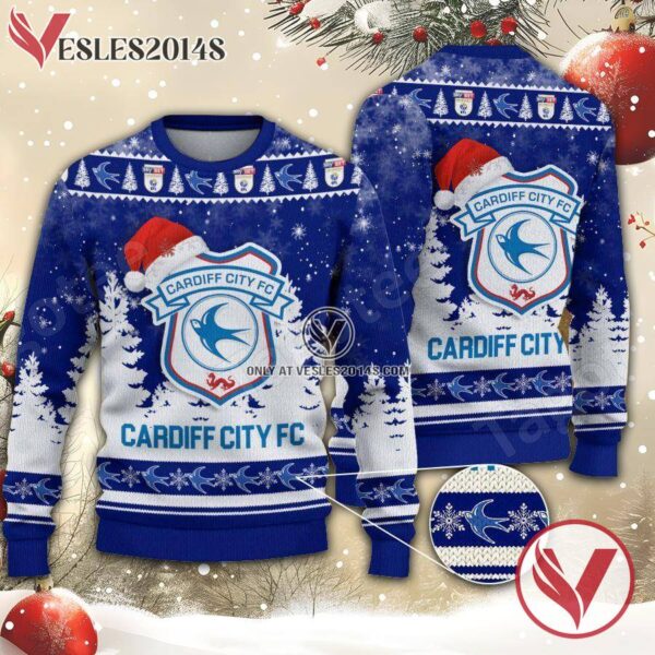 Cardiff City F.C Sport Ugly Christmas Sweater, Unique Gifts For Fans - Vesles2014aS 1