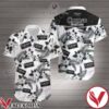 Carling Black Label Black Tropical Floral White Hawaiian Shirt, Unique Gifts For Friends - Vesles2014S 1