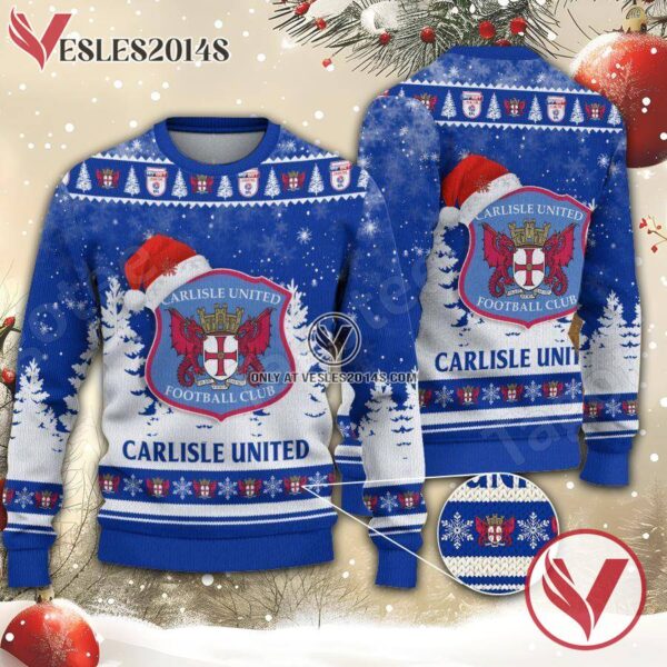 Carlisle United Sport Ugly Christmas Sweater, Unique Gifts For Fans - Vesles2014aS 1