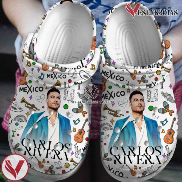 Carlos Rivera Music Crocs Crocband Clogs Shoes, Unique Gifts For Fans Style 2 - Vesles2014S