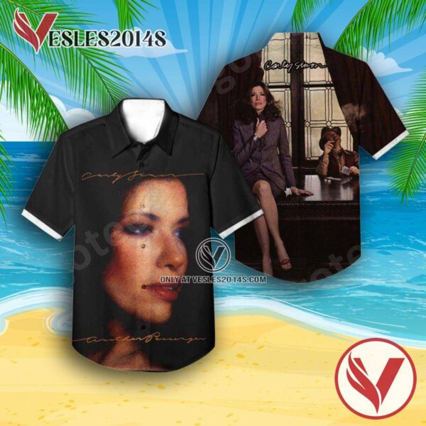 Carly Simon Another Passenger Album Cover Hawaiian Shirt, Unique Gifts For Music Lovers - Vesles2014S