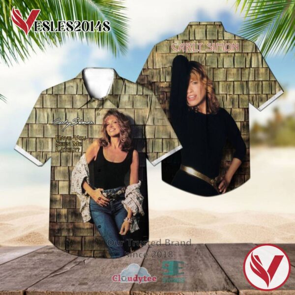 Carly Simon Have You Seen Me Lately Album Hawaiian Shirt, Best Gift For Music Lovers Vesles2014S