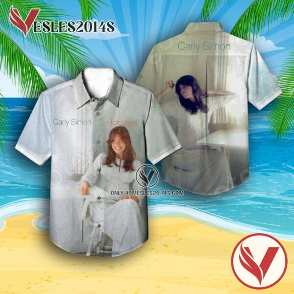 Carly Simon Hotcakes Album Cover Hawaiian Shirt, Unique Gifts For Music Lovers - Vesles2014S