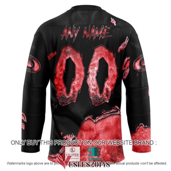 Carolina Hurricanes Blood Personalized Hockey Jersey Shirt, Trending Gifts For Fans - Vesles2014s 1