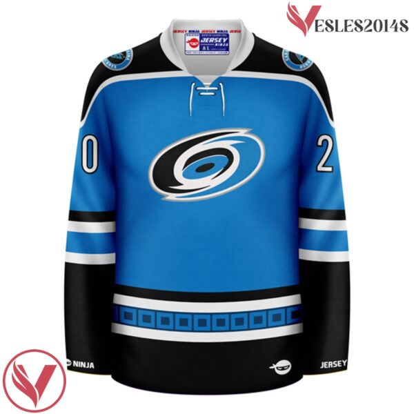 Carolina Hurricanes x Panthers Blue Sebastian Aho Mashup Hockey Jersey - Vesles2014S 2