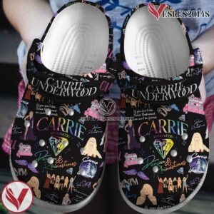 Carrie Underwood Music Crocs Crocband Clogs Shoes, Unique Gifts For Fans Style 1 - Vesles2014S