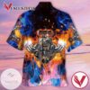 Cartoon tubro engine Print Short Sleeve Hawaiian Casual Shirt Vesles2014S