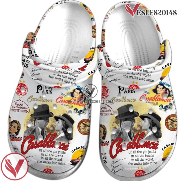 Casablanca Movie Crocs Crocband Clogs Shoes Comfortable For Men Women and Kids - Vesles2014S 2