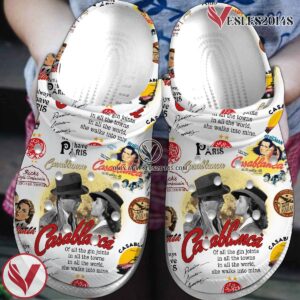 Casablanca Movie Crocs Crocband Clogs Shoes Comfortable For Men Women and Kids - Vesles2014S