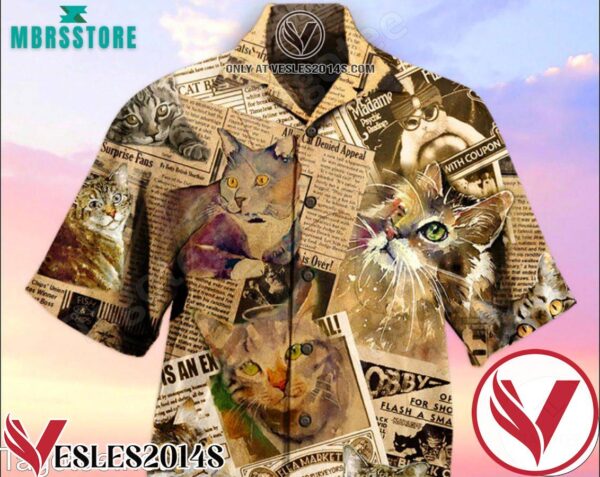 Cat Journal Limited Edition, Hawaiian Shirt, Unique Gifts For Friends - Vesles2014S 1