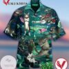 Cat Meow Kung Fu Hawaiian Graphic Print Short Sleeve Hawaiian Casual Shirt Vesles2014S